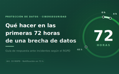 Qué hacer en las primeras 72 horas de una brecha de datos